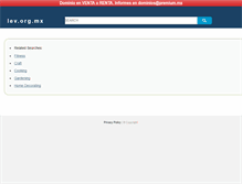 Tablet Screenshot of iev.org.mx